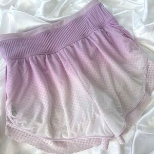 FP Movement The Way Home Purple Ombre Mesh High Rise Running Shorts XS